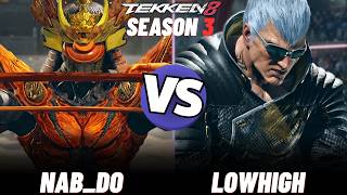 Tekken 8 - LowHigh (Bryan) VS Nab_Do (Yoshimitsu) Ranked Match