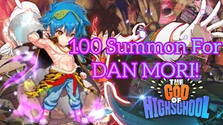 God Of Highschool Global: 100 Summon For Dan Mori