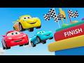 Car Racing Game for Kids | Cartoon Videos | Learn Colors Song | Nursery Rhymes &amp; Baby Songs