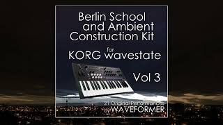 Korg Wavestate Sound Bank Vol 3 for Berlin School and Ambient