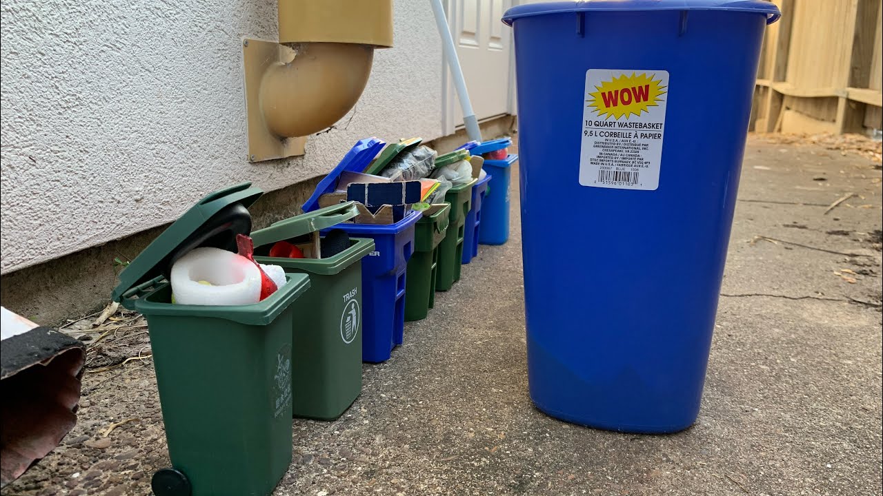 A Heavy Trash Day With Mini Bins YouTube
