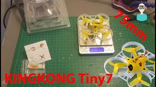 KINGKONG TINY7 75mm Micro FPV Quadcopter - Unboxing, Review & Test Flight