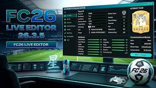 PREMIUM FC 26 Live Editor 2026 / Player Editor + Transfer Hack + Unlimited Money / Working Mod PC