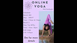 online yoga classes . contact @Tamilyogini on instagram .#yoga #online #youtubeshorts #viralvideo online yoga classes . contact @Tamilyogini on instagram .#yoga #online #youtubeshorts #viralvideo