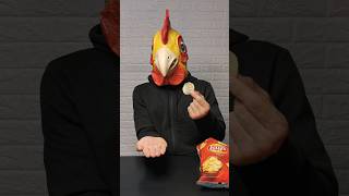 Exploding Potato chip with Finger #shorts