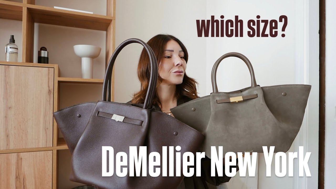 DEMELLIER MIDI NEW YORK TOTE BAG REVIEW & SIZE COMPARISON | Best