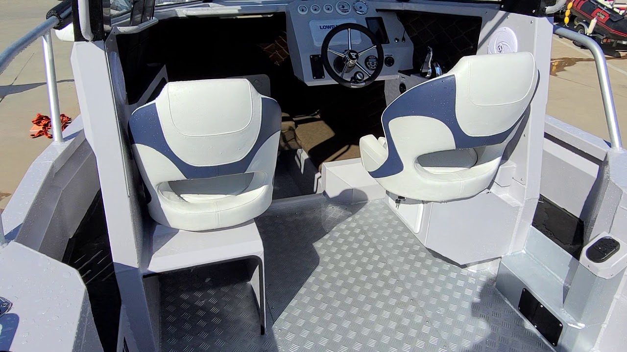 알루미늄보트 불침선 LM-HW650워커라운드형 출고 - YouTube