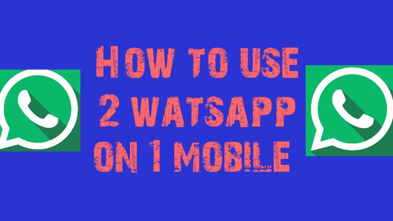 how to use 2 whatsapp in one phone urdu/hindi - YouTube