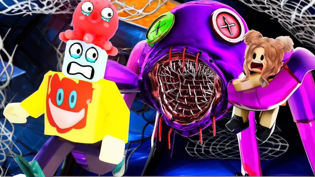 巨大なクモの巣の家に迷いこんでしまったロブロックス【 Roblox 】