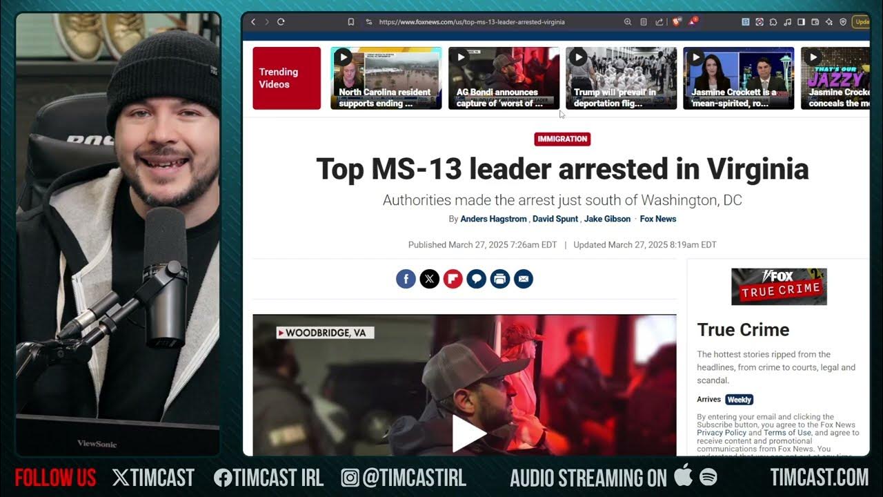 Top MS13 ARRESTED In DC, Democrats LIVID Over Deportations Call For MELANIA TRUMP To be Deported - YouTube