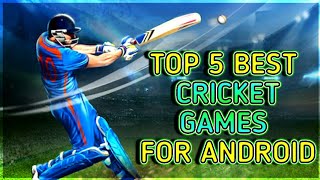 TOP 5 CRICKET GAMES FOR ANDROID 2017 UPDATED screenshot 3