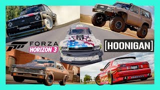 Forza Horizon 3 Gameplay : Hoonigan Car Pack \/ DLC