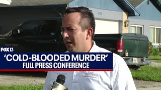 Florida woman ‘brutally killed’: Full press conference