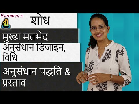 अनुसंधान डिजाइन, अनुसंधान विधि, अनुसंधान पद्धति और अनुसंधान प्रस्ताव - मुख्य मतभेद