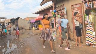 Inside humble local community of Africa Kampala Uganda Kamwokya , Slums #Documentary#4kwalk🌍 👣