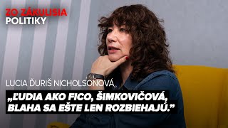 Nicholsonová: Odchádzam zo Slovenska aj z politiky. Sulík bude chcieť podkopávať Gröhlinga v SaS