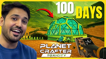 CAN I SURVIVE 100 Days IN PLANET CRAFTER TOXICITY DLC HINDI GAMEPLAY