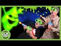 Ghost chaser hunts ghost halloween trex ranch dinosaurs