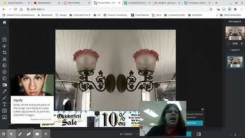Photopea & Pixlr X   Mirror Effect