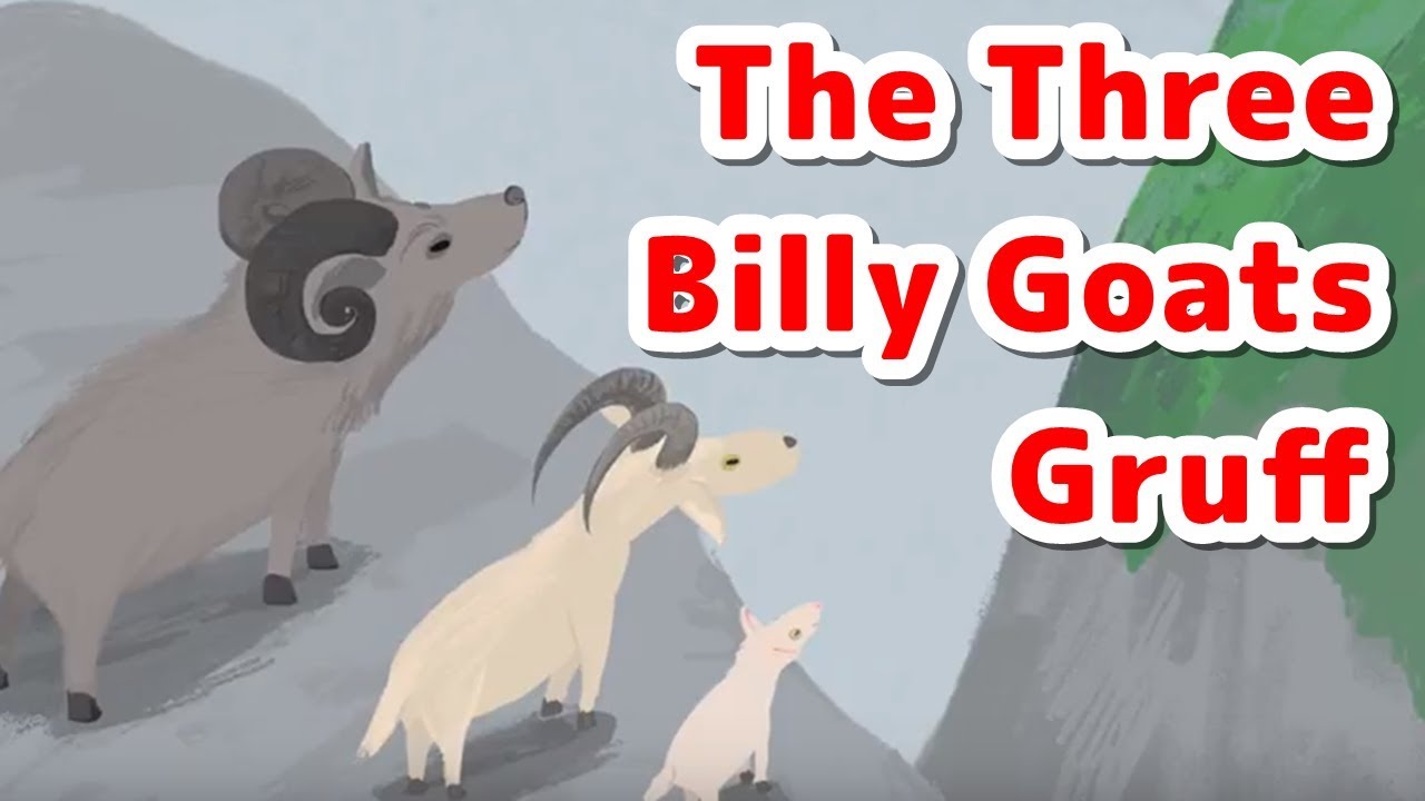 絵本読み聞かせ英語朗読 字幕付き 三匹ヤギのがらがらどん The Three Billy Goats Gruff Japanese Fairy Tales In English Youtube