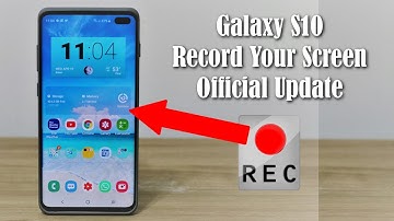 Samsung Galaxy S10 - How to Record your Screen (Official Update)