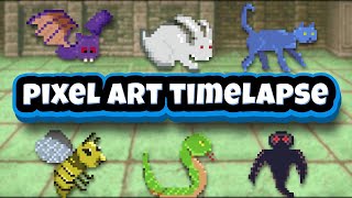 Pixel Art Animation Timelapse - Creature