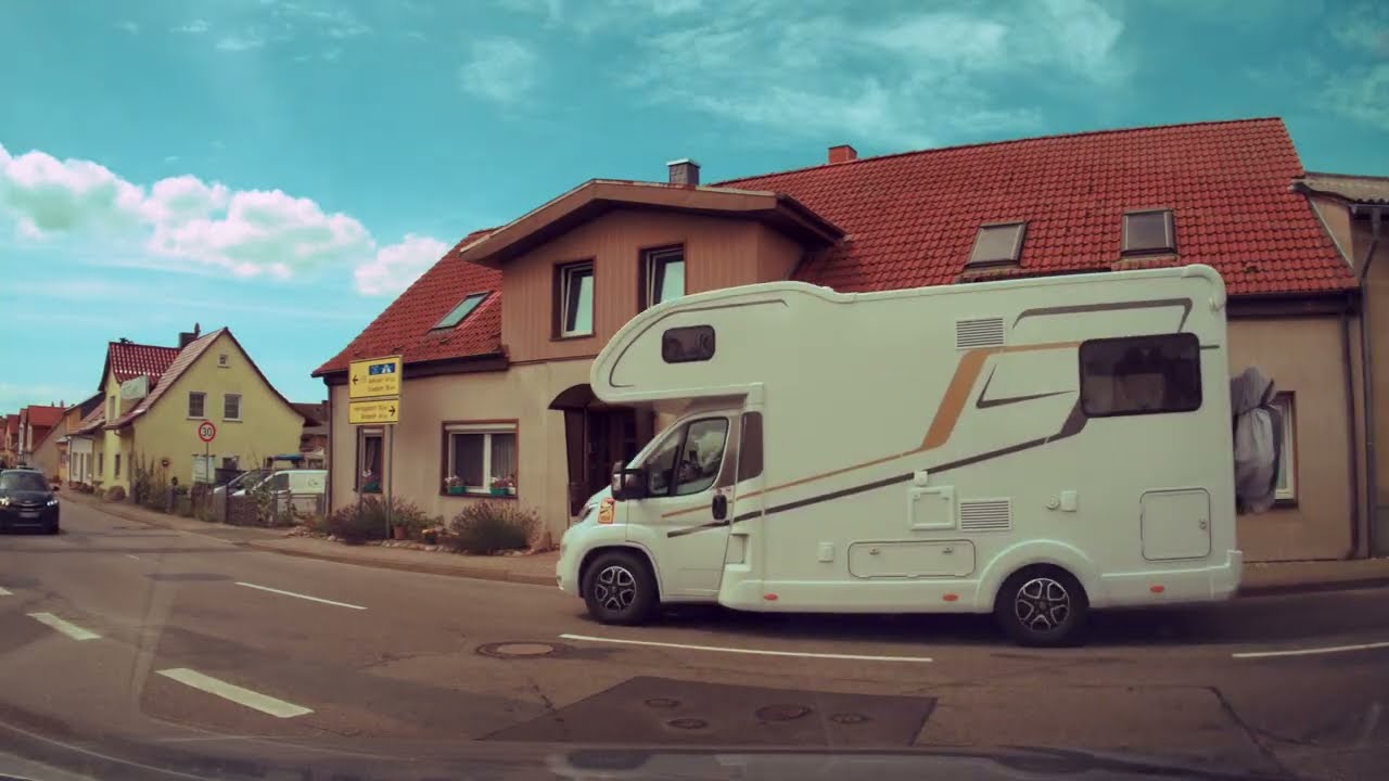 Driving from Świnoujście, Poland to Usedom, Germany