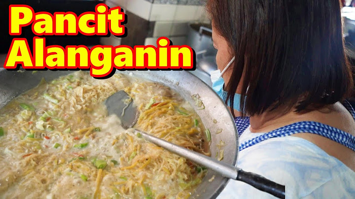 Pancit Alanganin of Bocaue (100 Year Old Recipe)