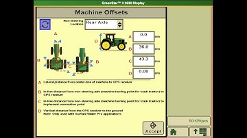 How to Update Offsets for Planting in a John Deere 2630 Display