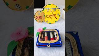 Old cardboard box se bana diya cute nailpaint organizer 💅♻️ #organizer #cardboardcraft #trendingreel