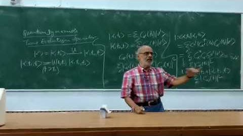 Quantum Mechanics Lecture - 18 Part -1/2 at DU by Daya Shankar Kulshreshtha