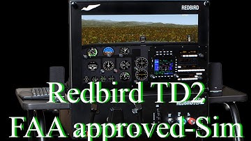 Air Cap Aviation | Janis flies an FAA Approved Redbird TD2 Simulator | Learn to Fly an airplane.