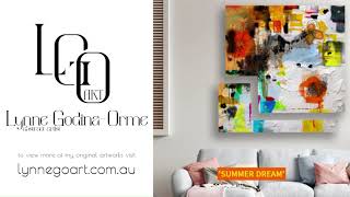 SUMMER DREAM- Abstract Artwork