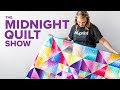 Stress Relieving Half-Square Triangle Quilt | S7E5 Midnight Quilt Show with Angela Walters