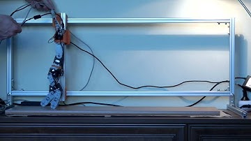 Bioloid/Dynamixel planar biped robot, Matlab control - fast steps