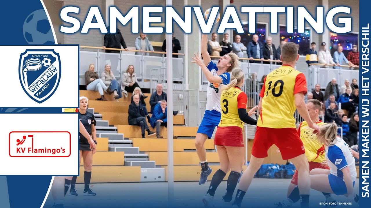 BELANGRIJKE ZEGE IN LAATSTE WEDSTRIJD VAN 2025 | Samenvatting Wit-Blauw 1 - Flamingo's 1