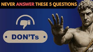 5 Questions Liars Ask to Manipulate You | Stoic Wisdom to Stay Unshakable