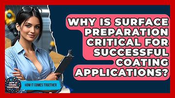 Why Is Surface Preparation Critical For Successful Coating Applications? - How It Comes Together
