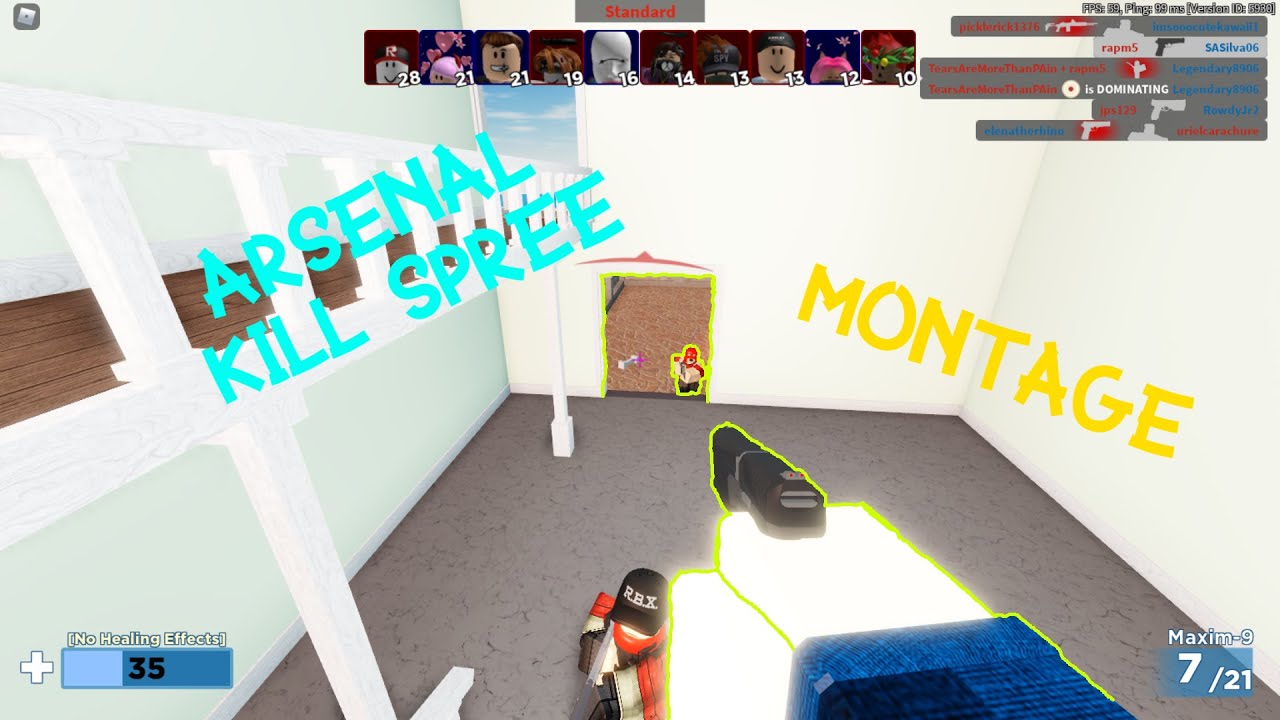 Arsenal Kill Spree Montage (ROBLOX)