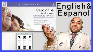 QuickVue At-Home Covid Test Demonstration (English/Español) [Medical Doctor] - POSITIVE RESULT