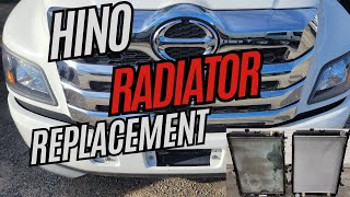 How To Replace A Hino 268 Truck Radiator