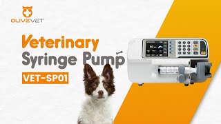 VET-SP01 Veterinary Syringe Pump: 2% Accuracy + Open System (All Syringe Brands)