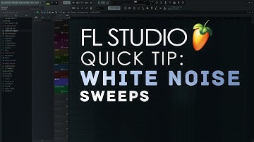 How To Make White Noise Sweeps In FL Studio 20 (Quick Tip)