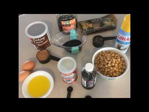 Flourless Chocolate Chickpea Brownies