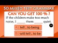 📚 English Quiz Challenge | 50 Mixed Questions with Answers! 🧠| Can YOU Score 100%? 🎯 | No.1 Quality