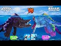 ABYSSAURUS SHARK VS ENEMY ABYSSAURUS SHARK - BIG SHARK KILL ALL SHARK | HUNGRY SHARK EVOLUTION