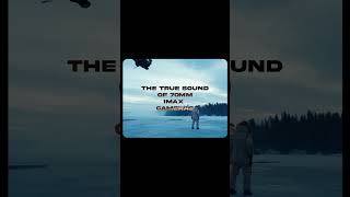 The true sound of 70mm imax cameras. Footage - No time to die, BTS B roll footage #reels #imax #film