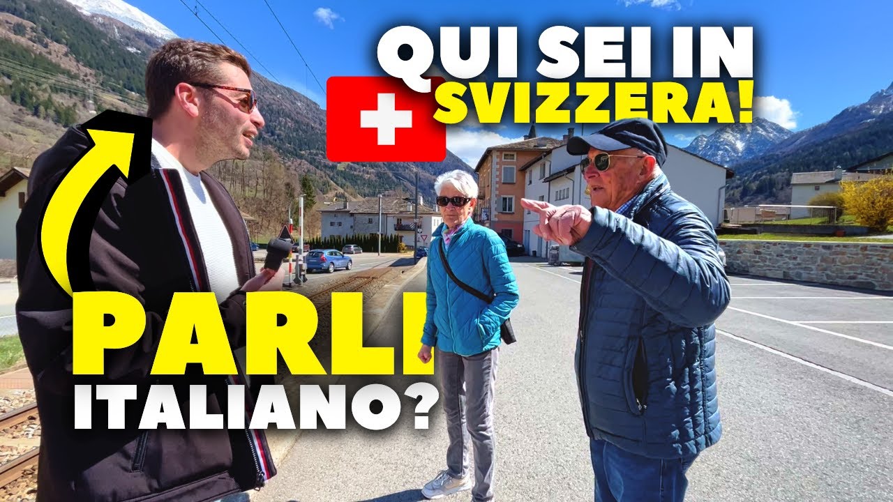 Attraverso le ALPI svizzere PARLANDO italiano, ma non sapevo che QUI…