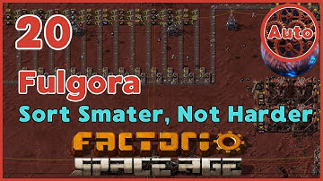 Sorting Strategies and Resource Management on Fulgora | Factorio Space Age Guide | #20
