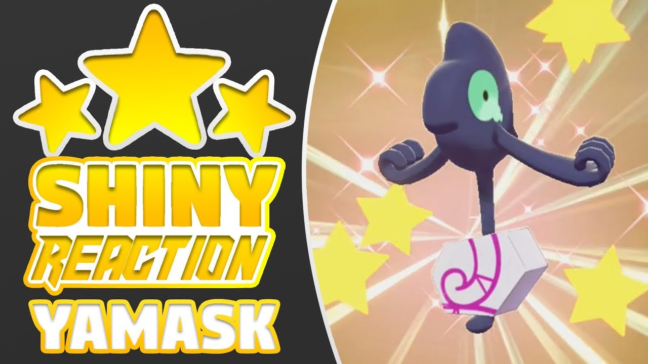 INSANELY FAST SHINY GALARIAN YAMASK REACTION! Pokemon Sword and Shield ...